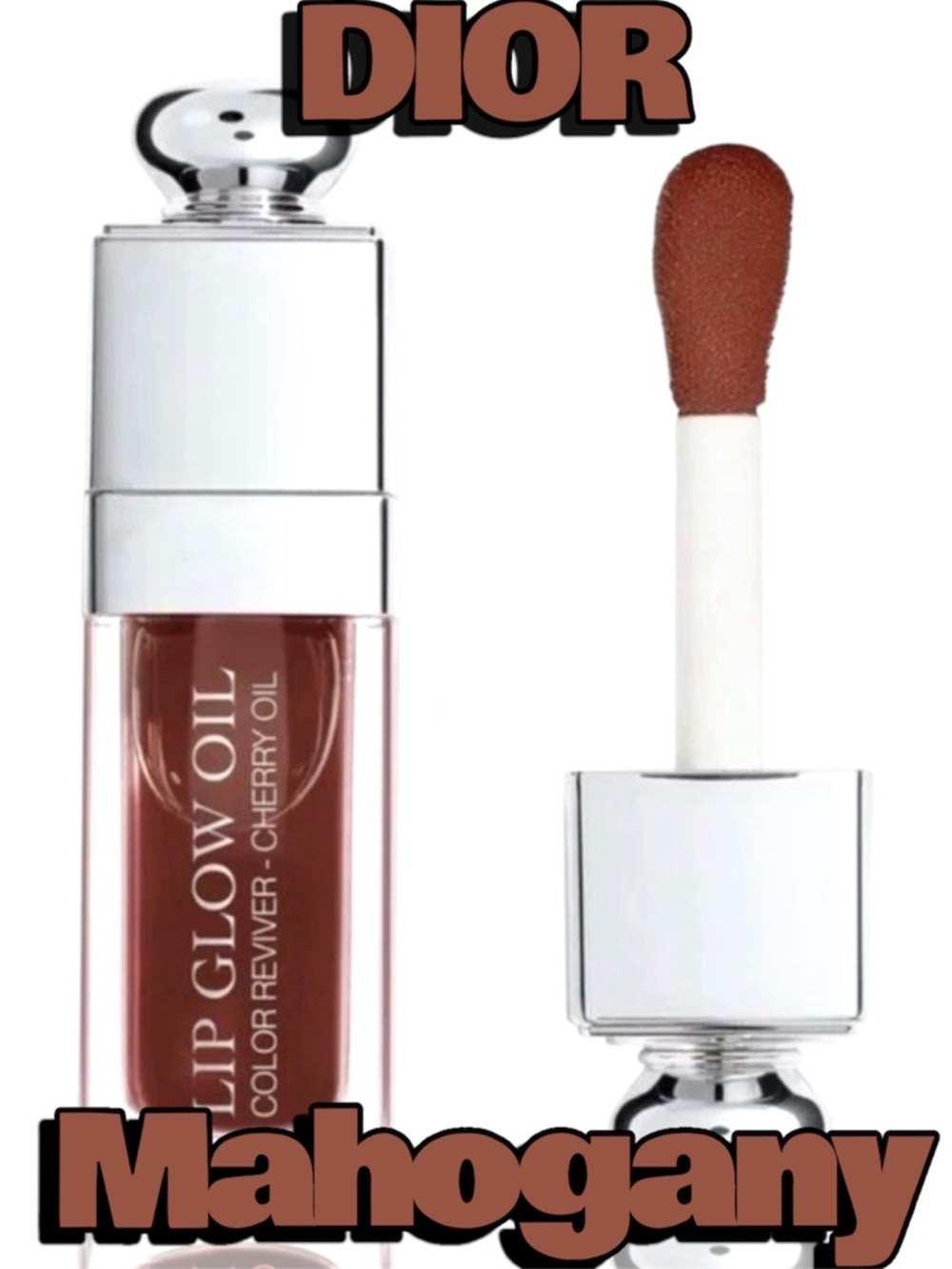 Dior Lip Glow Oil- Mahogany Red - nwob